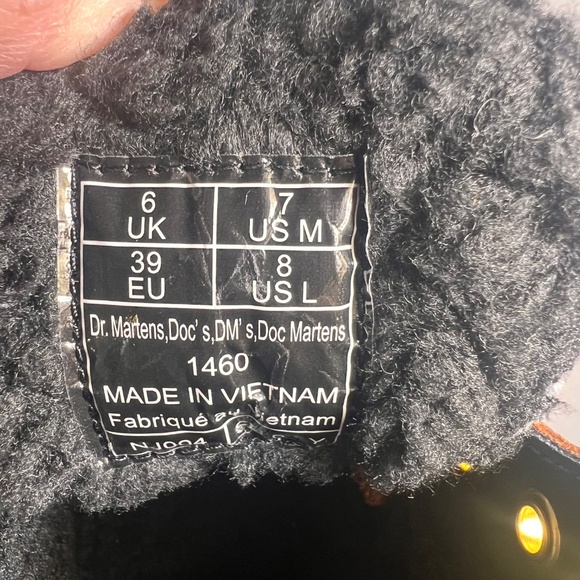 Dr Martens Rewair 1460 WINTERGRIP LEATHER Lace Up Boots Brown Size 7M/8W Unisex - Picture 2 of 12